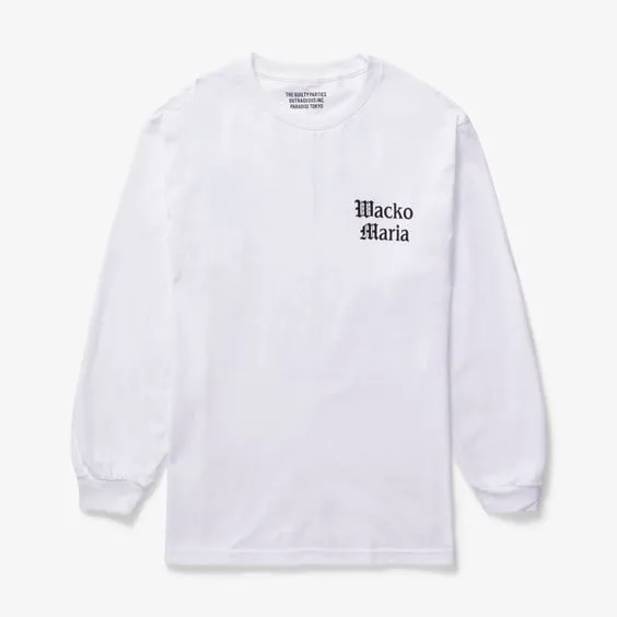 WACKO MARIA Crew Neck Long Sleeve T-shirt x Tim Lehi