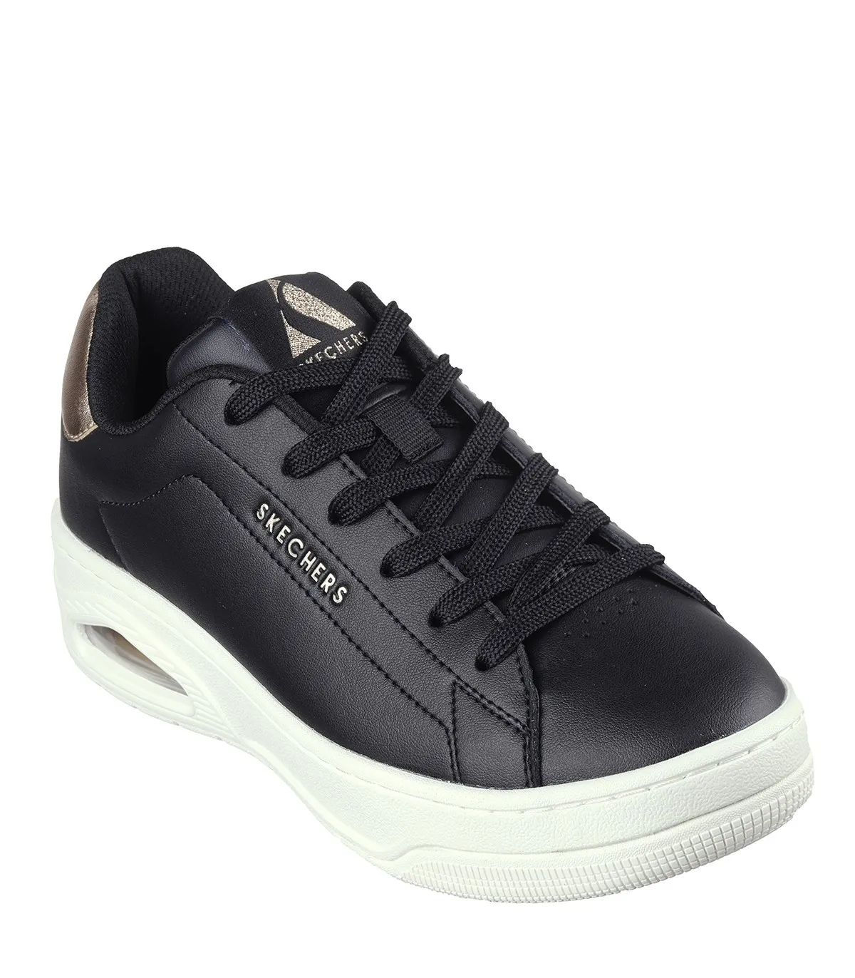 ZAPATILLAS CASUAL SKECHERS Uno Court - Courted Air NEGRO