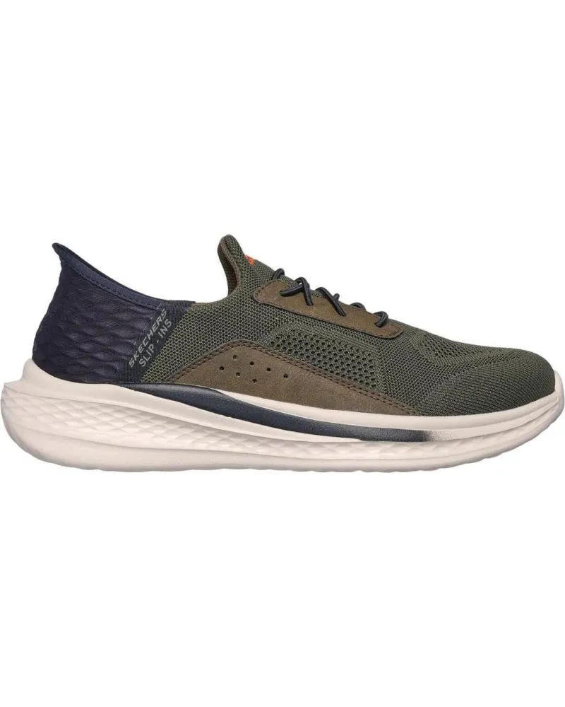 Zapatillas deporte SKECHERS  de Hombre 210891 ZAPATILLAS CASUAL DE HOMBRE SLIP INS  KAKI