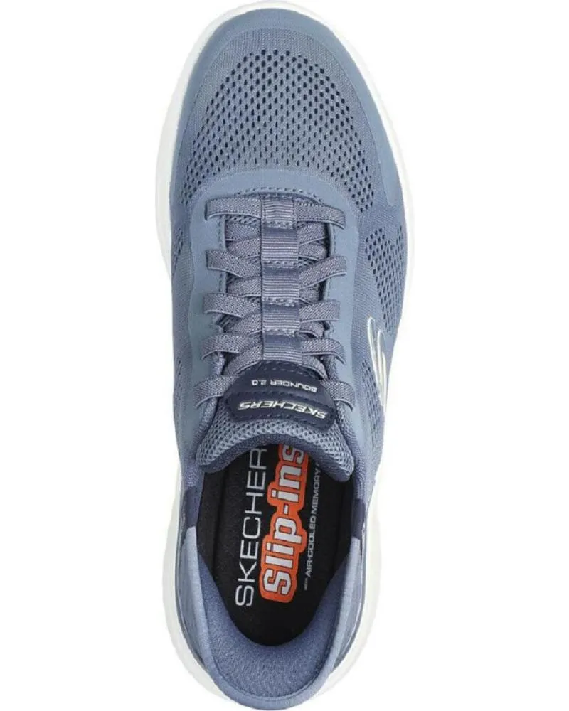 Zapatillas deporte SKECHERS  de Hombre 232459 ZAPATILLAS CASUAL DE HOMBRE SLIP INS  AZUL