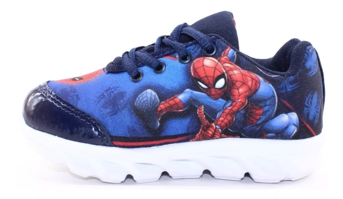 Zapatillas Deportivas Marvel Spiderman Livianas 1302 Carg