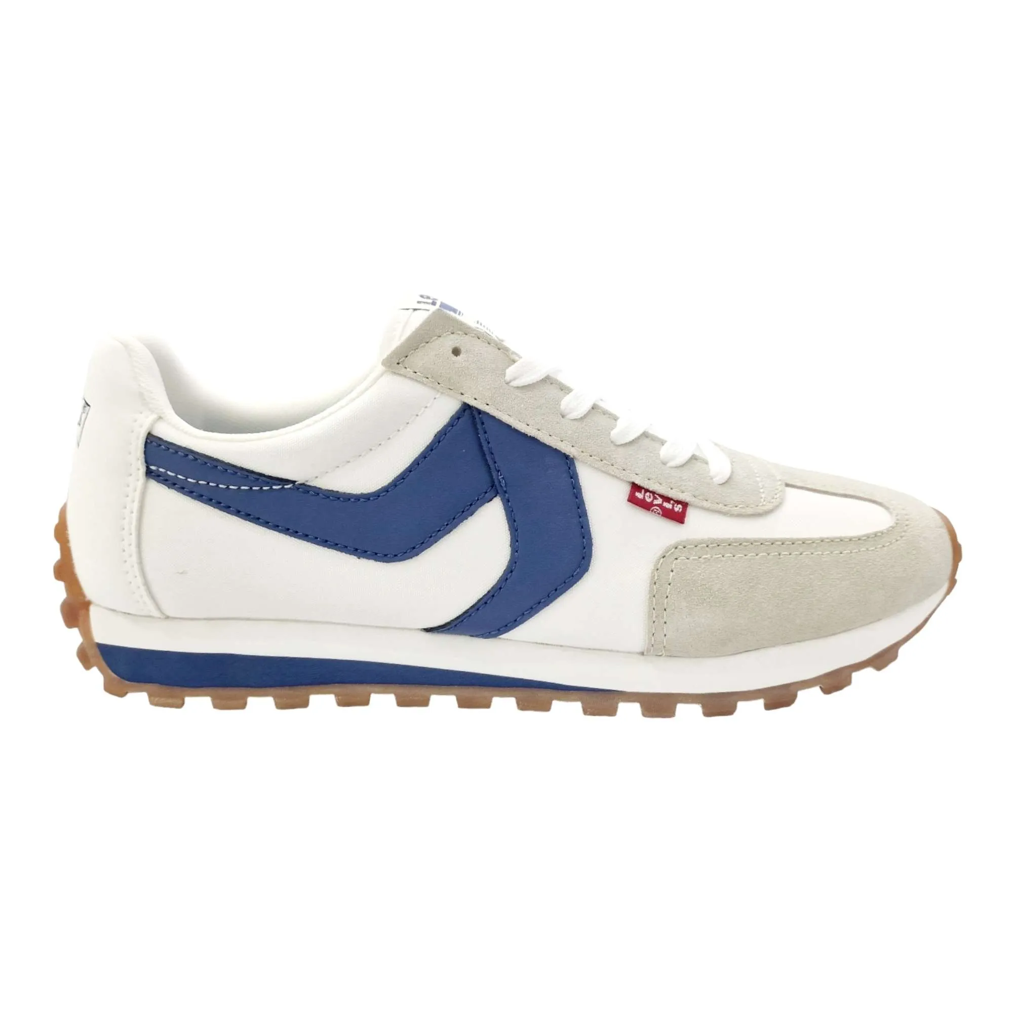 ZAPATILLAS LEVIS HOMBRE CASUAL SPORT BLANCO