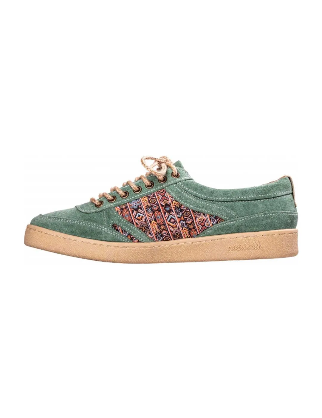 Zapatillas Morrison Maya verdes estampadas unisex