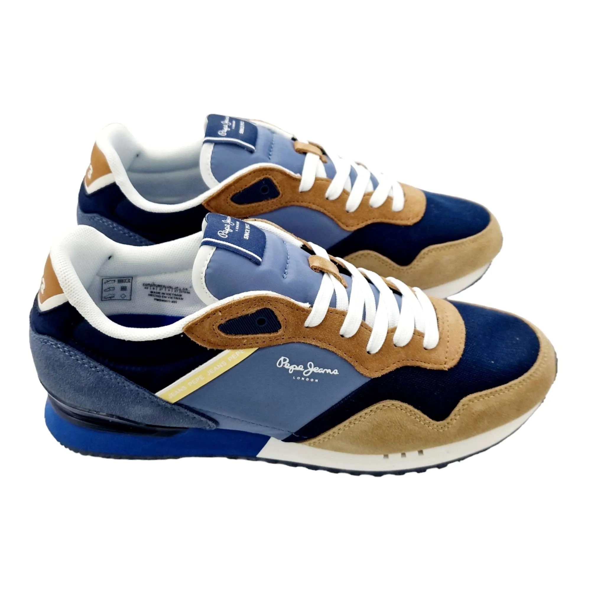 ZAPATILLAS PEPE JEANS CASUAL LONDON CLASS 855 CAMEL