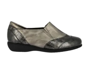 ZAPATO ANCHO ESPECIAL COMODO MUJER DOCTOR CUTILLAS 53575 GRIS