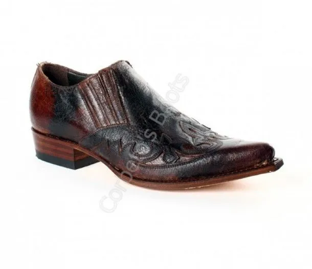 Zapato cowboy Sendra piel desgastada para hombre 