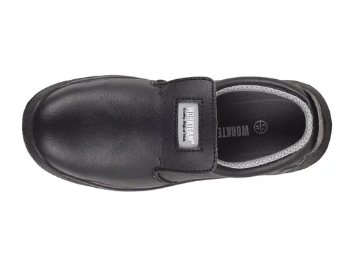 Zapato de microfibra sin cordones Negro