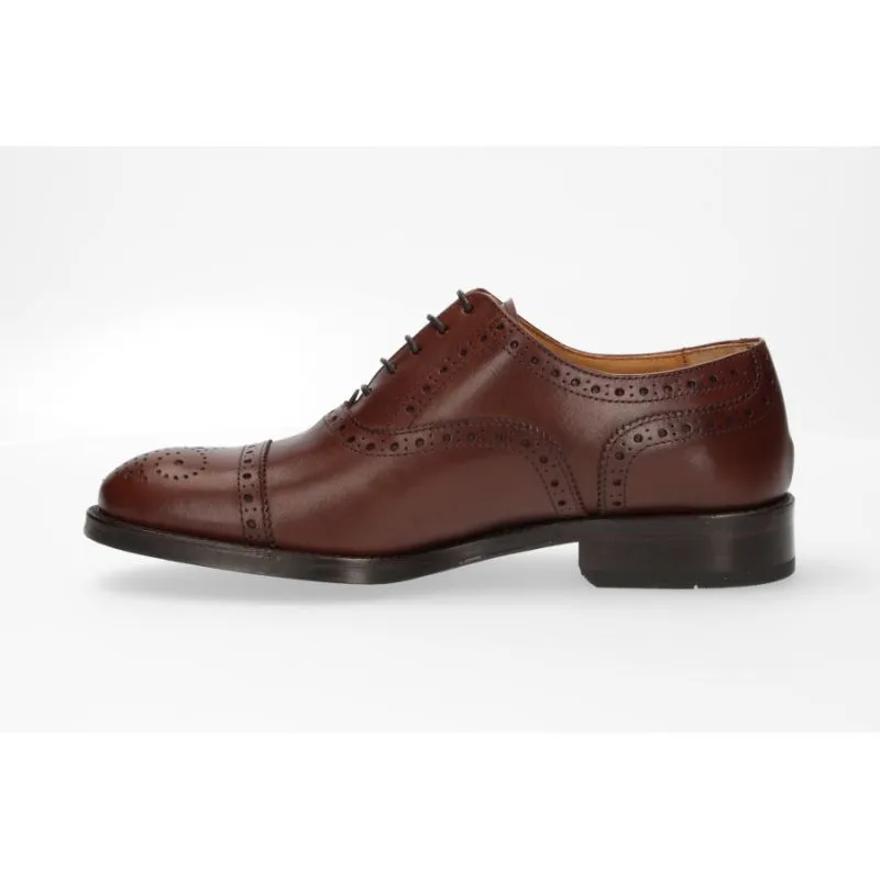 Zapato inglés brogueado marrón