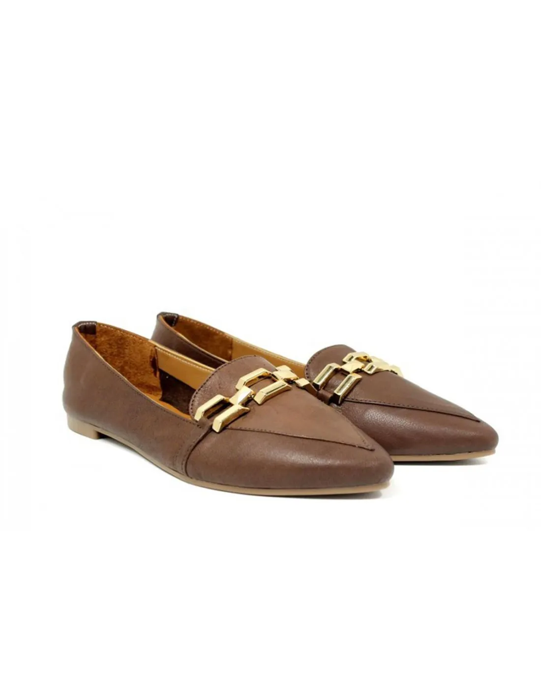 ZAPATO MOCASN MUJER TOP3 22737 MARRON