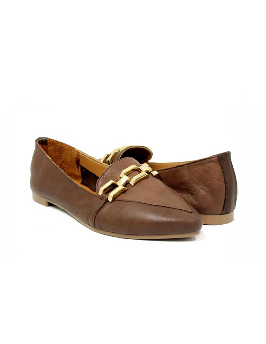 ZAPATO MOCASN MUJER TOP3 22737 MARRON