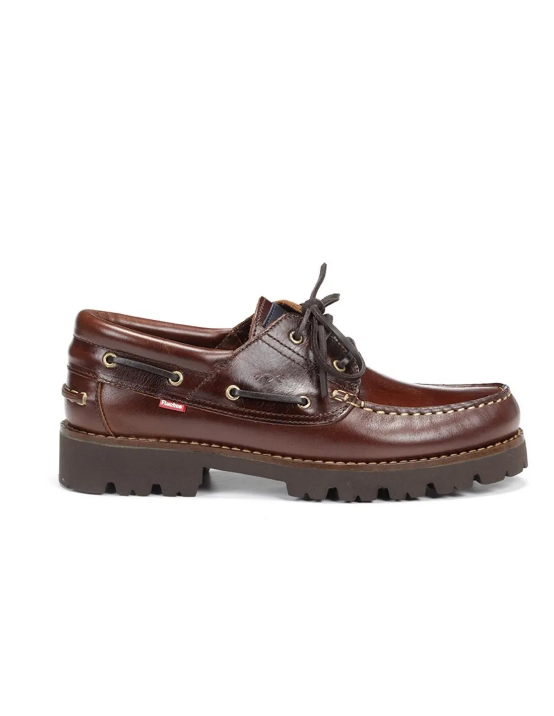 ZAPATO NAUTICO HOMBRE FLUCHOS F0046 MARRON