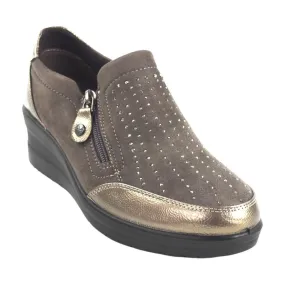 Zapato señora  22405 ajh taupe