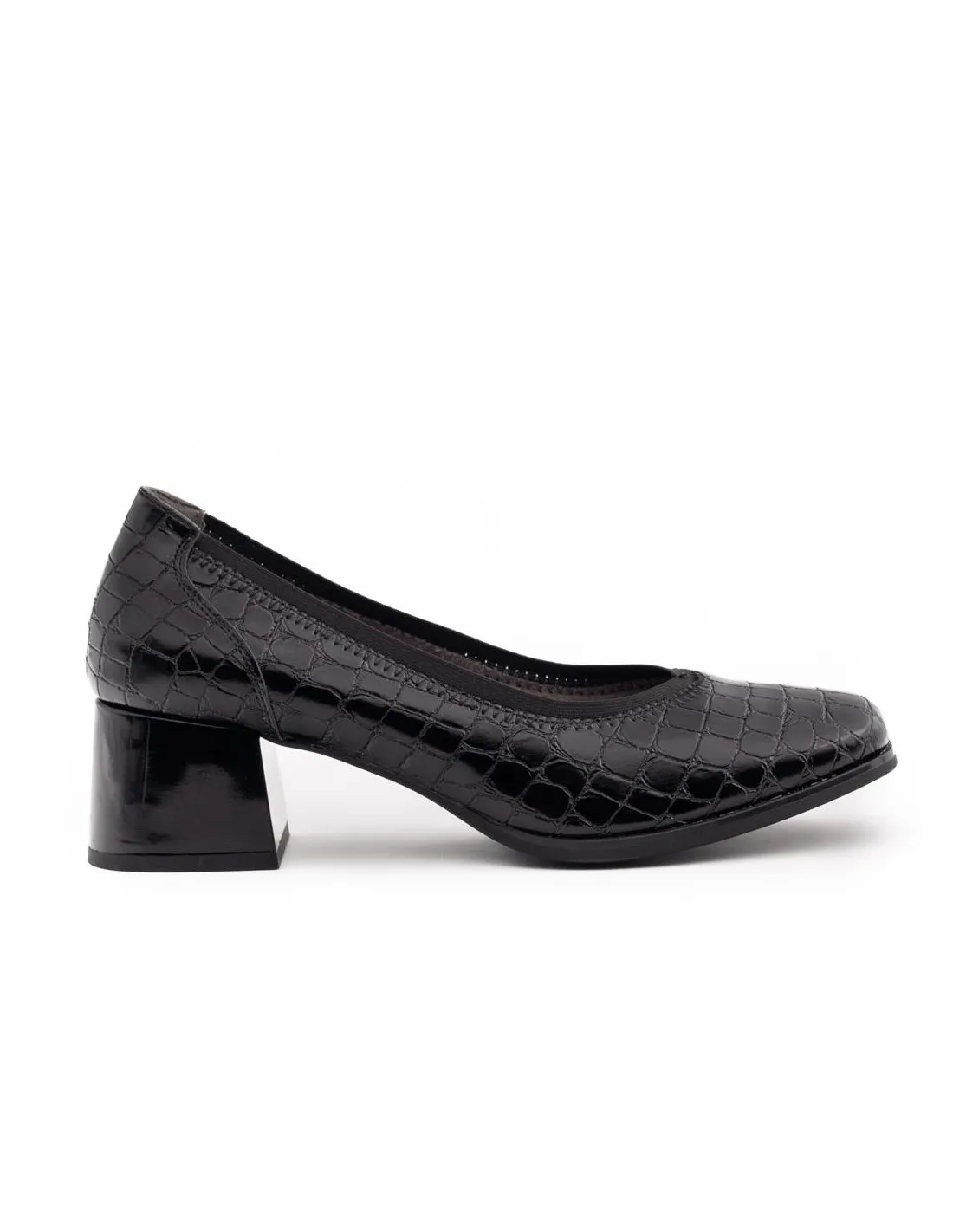 ZAPATO TACON MUJER AMARPIES AMD25381 NEGRO