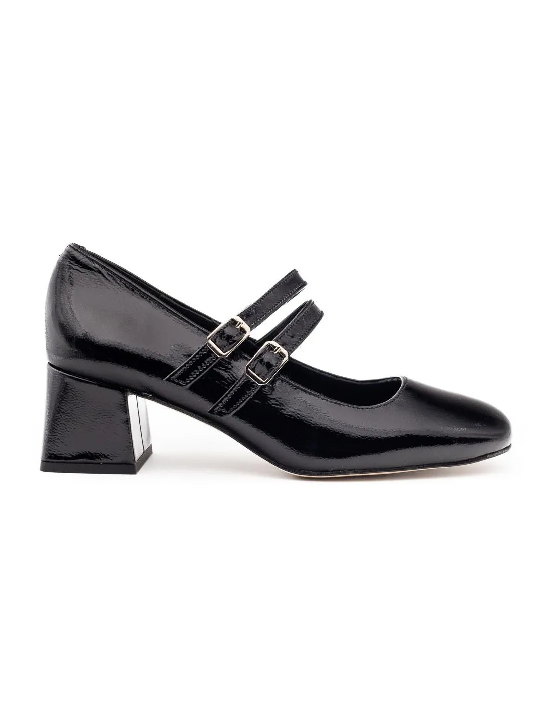 ZAPATO TACON MUJER MARY JANE MARIA JAEN 7532 NEGRO