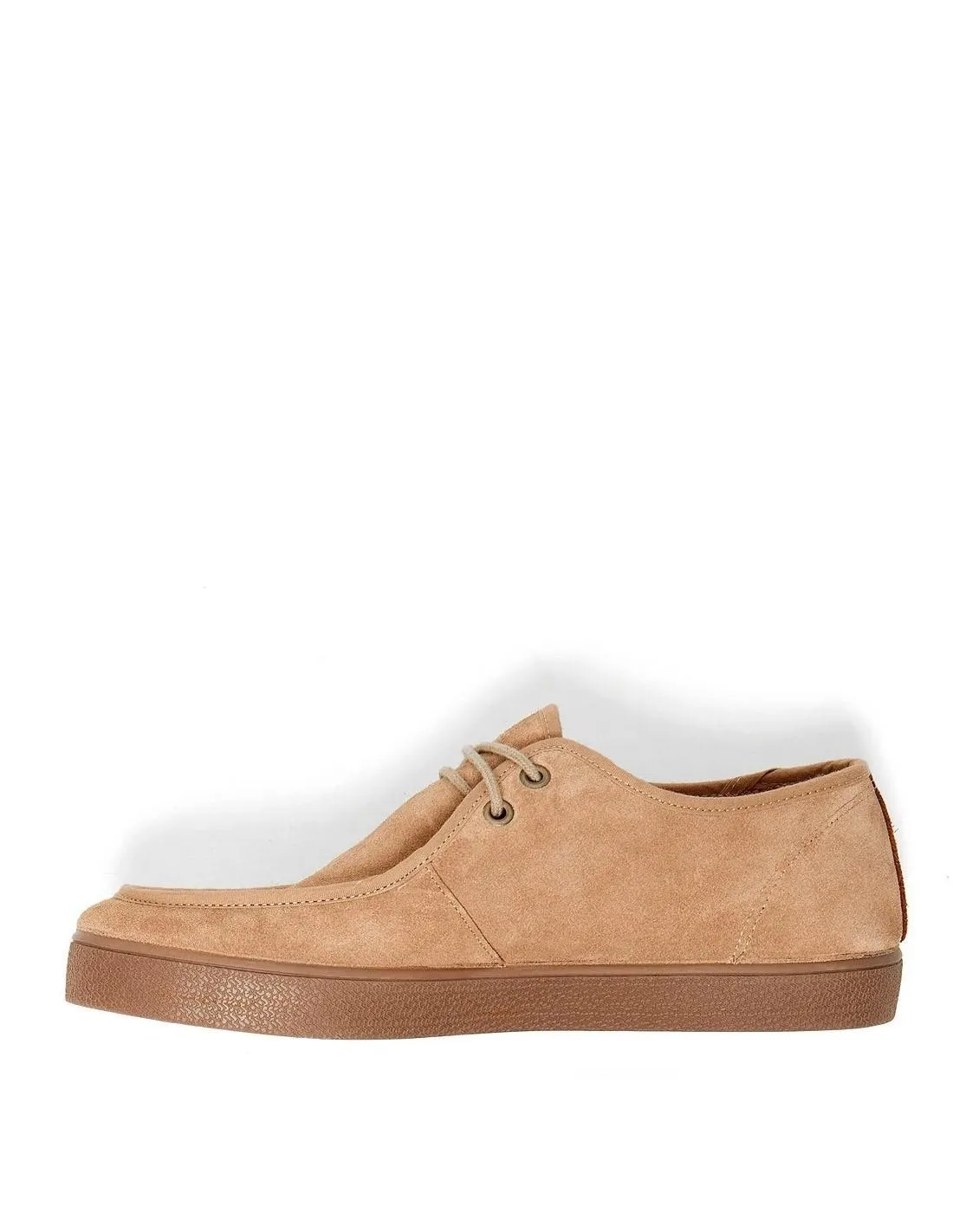 Zapato wallabee serraje beige cordones Pompeii