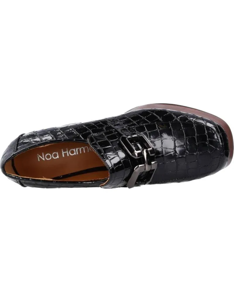 Zapatos de tacón de Mujer NOA HARMON MOCASIN TACON ALTO 9573 NEGRO