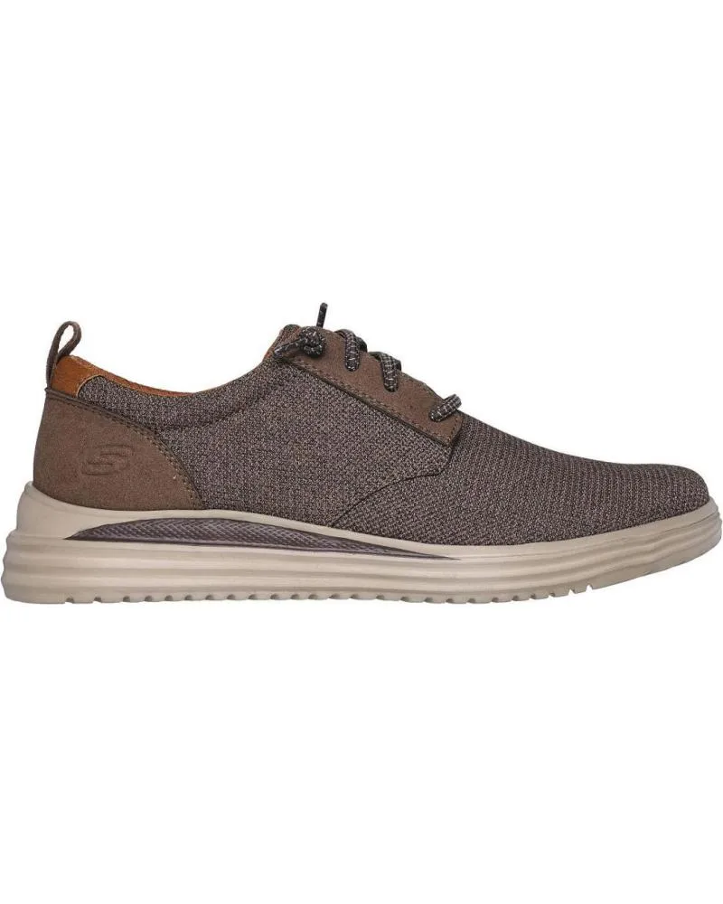 Zapatos SKECHERS  de Hombre 204669 ZAPATILLAS CASUAL DE HOMBRE  MARRON