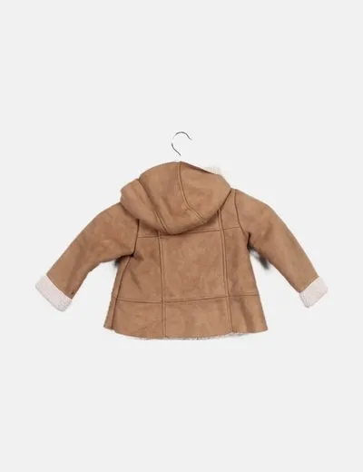 Zara Trencha capucha tostada